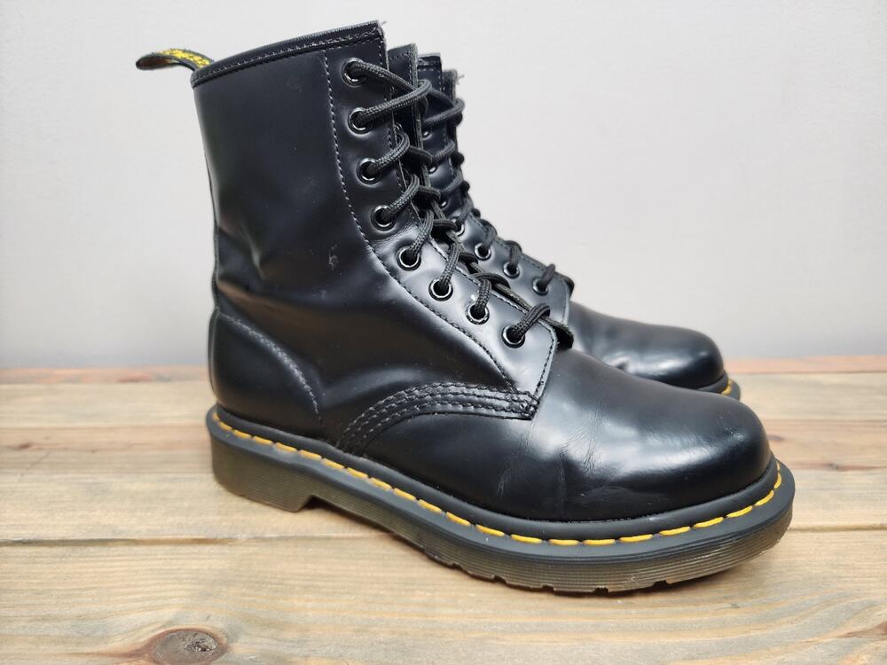 Dr. Martens 1460 Pascal Women's Leather Ankle Boots Lace Up AW004 Black Size 7